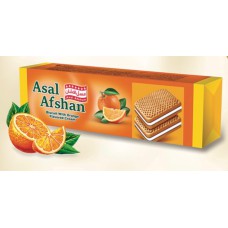 بیسکوییت کرم دار تخت پرتقالی